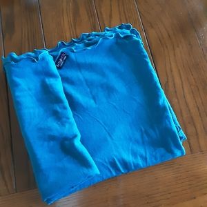 Gorgeous teal blue wrap and wristlet